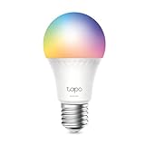 Tapo TP-Link L535E alexa lampe E27, Matter zertifiziert, Mehrfarbrige dimmbare smarte WLAN Glühbirne, Kompatibel mit Alexa, Siri oder Google Assistant,...