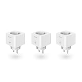 Hama WLAN Steckdose, 3er Pack (Smart Steckdose mit Matter Smart Home, universal, WLAN gesteuerte Steckdose mit App und Sprachsteuerung, Smart Home...