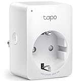 Tapo WLAN Smart Steckdose Tapo P100, Smart Home WiFi Steckdose, Alexa Zubehör, funktioniert mit Alexa, Google Home, Tapo App, Sprachsteuerung,...