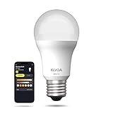 Klyqa E27 White WLAN Lampe I Smarte LED Glühbirne Kalt- & Warmweiß I Verschiedene Weißtöne I Kompatibel mit Smart Home Lösungen & Sprachassistenten I...