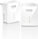 D-Link DHP-601AV (2x DHP-600AV) Powerline Gigabit Starter Kit (Netzwerkverbindung für kabelgebundene Geräte, bis zu 1000 Mbit/s, AV2-Technik,...