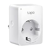 Tapo Smart WLAN Steckdose Tapo P110 mit Energieverbrauchskontrolle, Smart Home Alexa Steckdose, funktioniert mit Alexa, Google Home, Sprachsteuerung,...