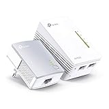 TP-Link WLAN Powerline Adapter Set TL-WPA4220 KIT(600Mbit/s, WLAN 300Mbit/s, Wi-Fi Clone, Fast-Ethernet-LAN, Plug&Play, Kompatibel mit allen HomePlug...