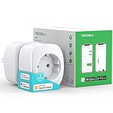 VOCOlinc Smart Steckdose Funktioniert mit Apple HomeKit, WLAN Steckdose mit Verbrauchsmessung, Timer, Kompatibel mit Alexa, Google Home, Kein Hub...