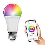 EMOS GoSmart - Smart Home RGB LED-Lampe A60 mit App - E27 - dimmbar, mehrfarbig & Weißtöne - 1050lm - sparsam, 11W (statt 75W Glühbirne) - 20 000...